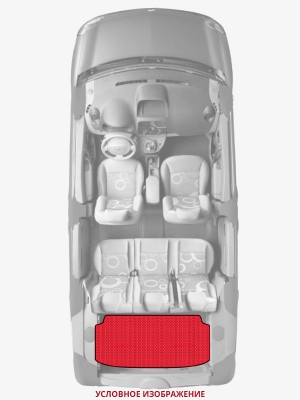 ЭВА коврики «Queen Lux» багажник для Renault Megane CC